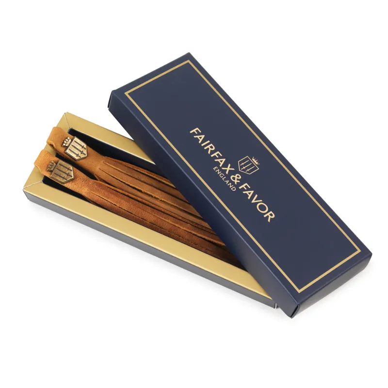 Fairfax and Favor Leather Tassels - Oak